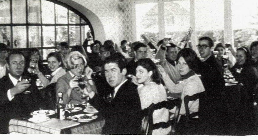 1967 Students at Lunch During Cultural Program Study Trip