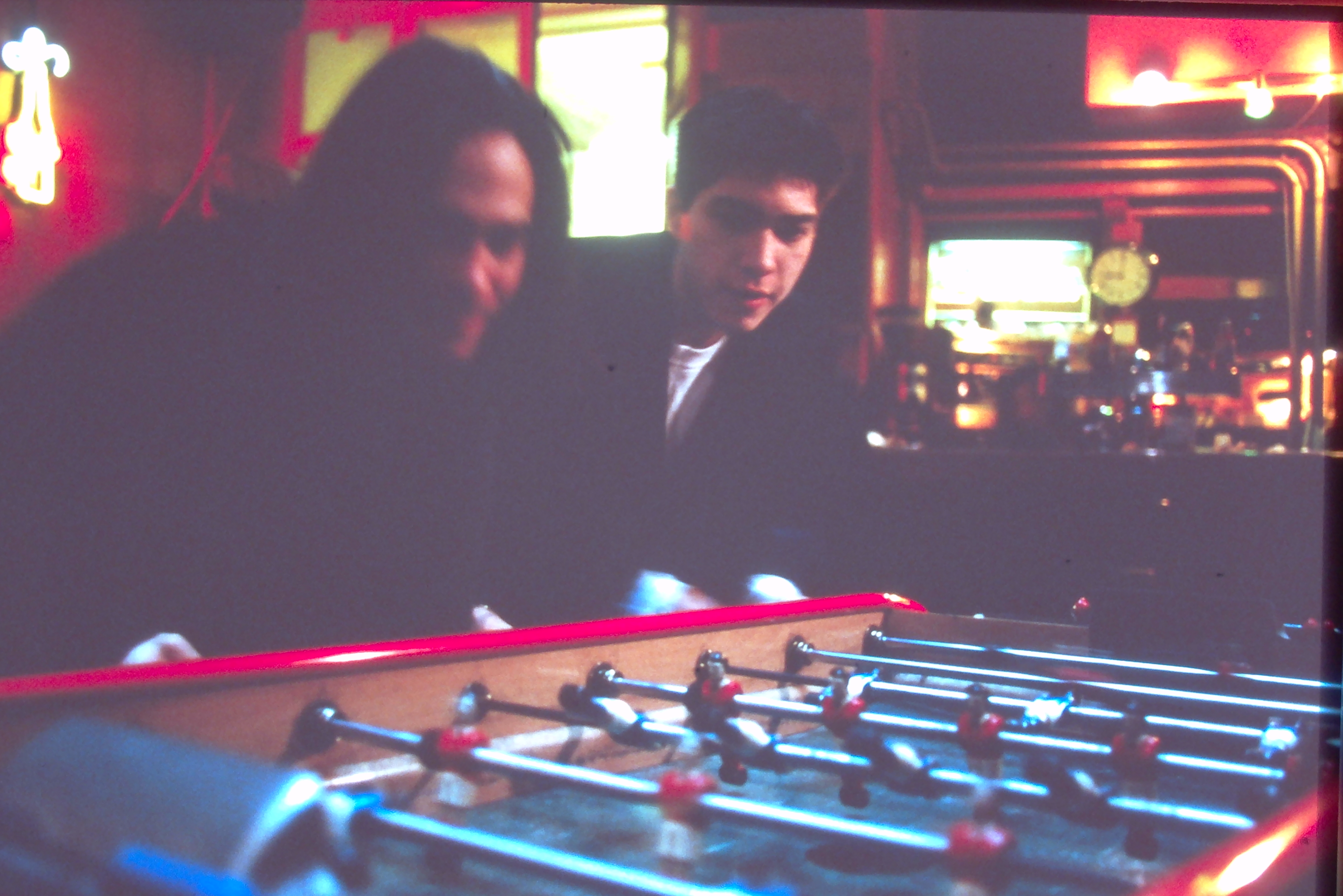 Baby foot at the AMEX Cafe