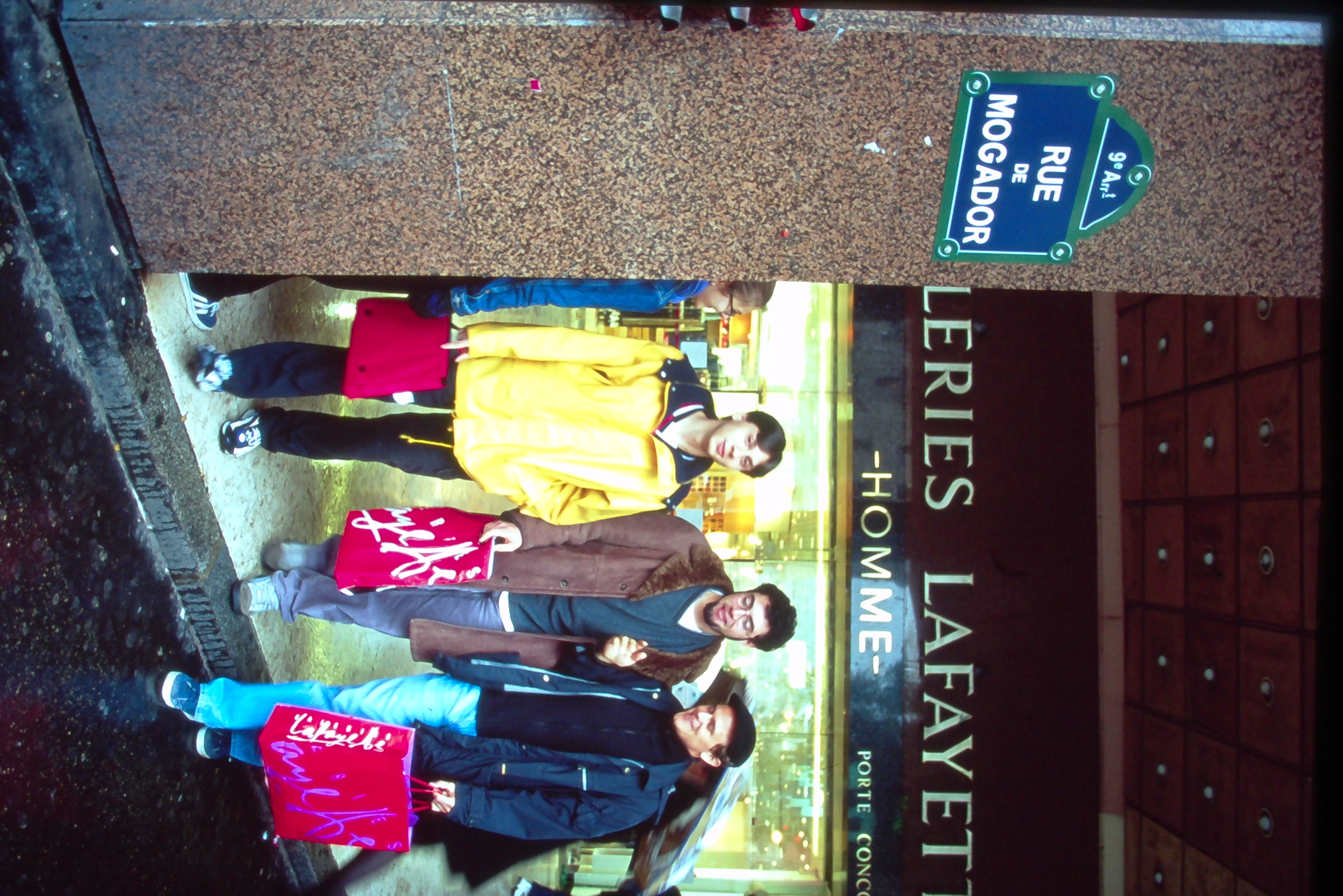 AUP Students shopping at Galleries Lafayette