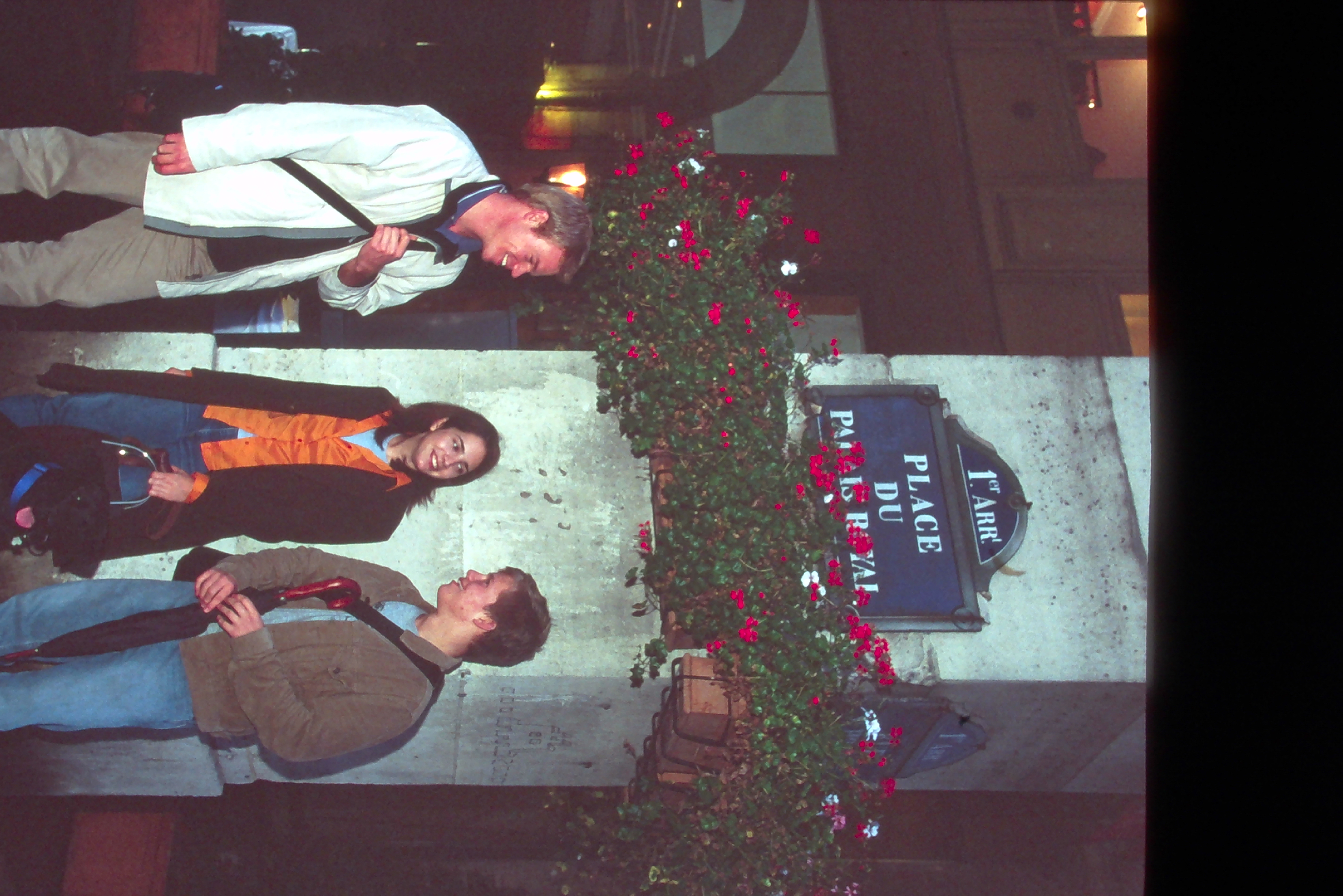 Students at Place du Palais Royal