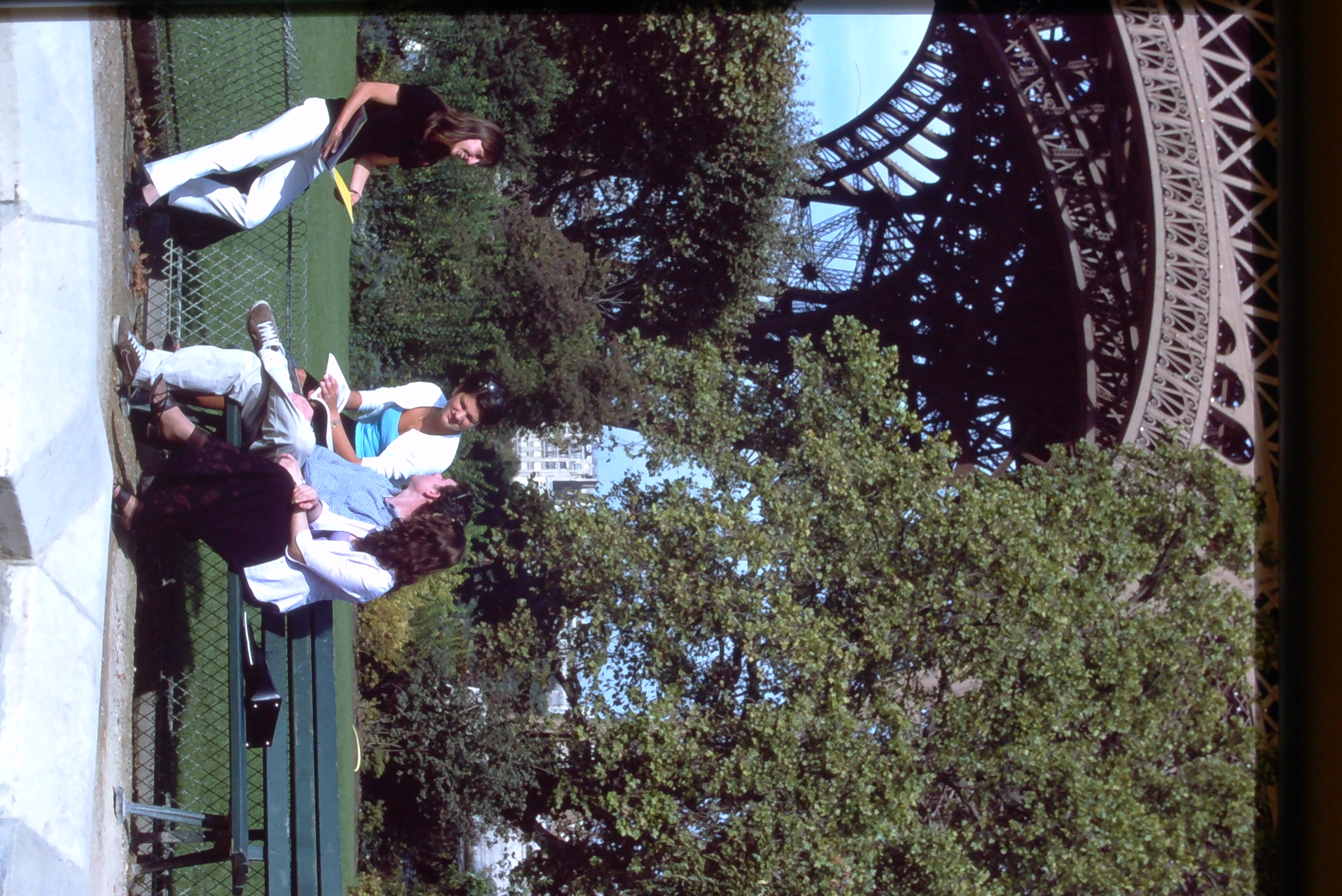 Studying under La Tour Eiffel
