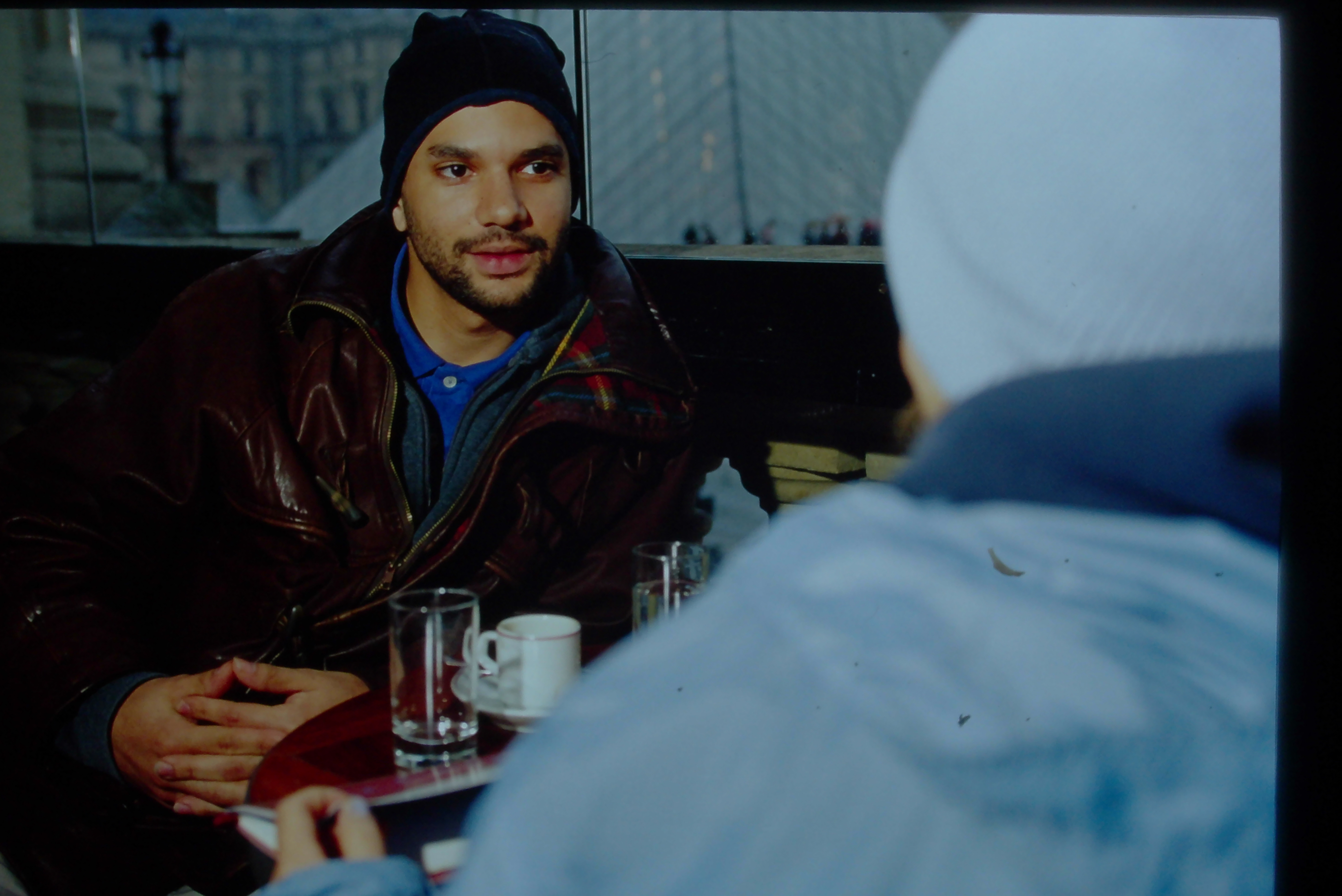 Students at Louvre Cafe