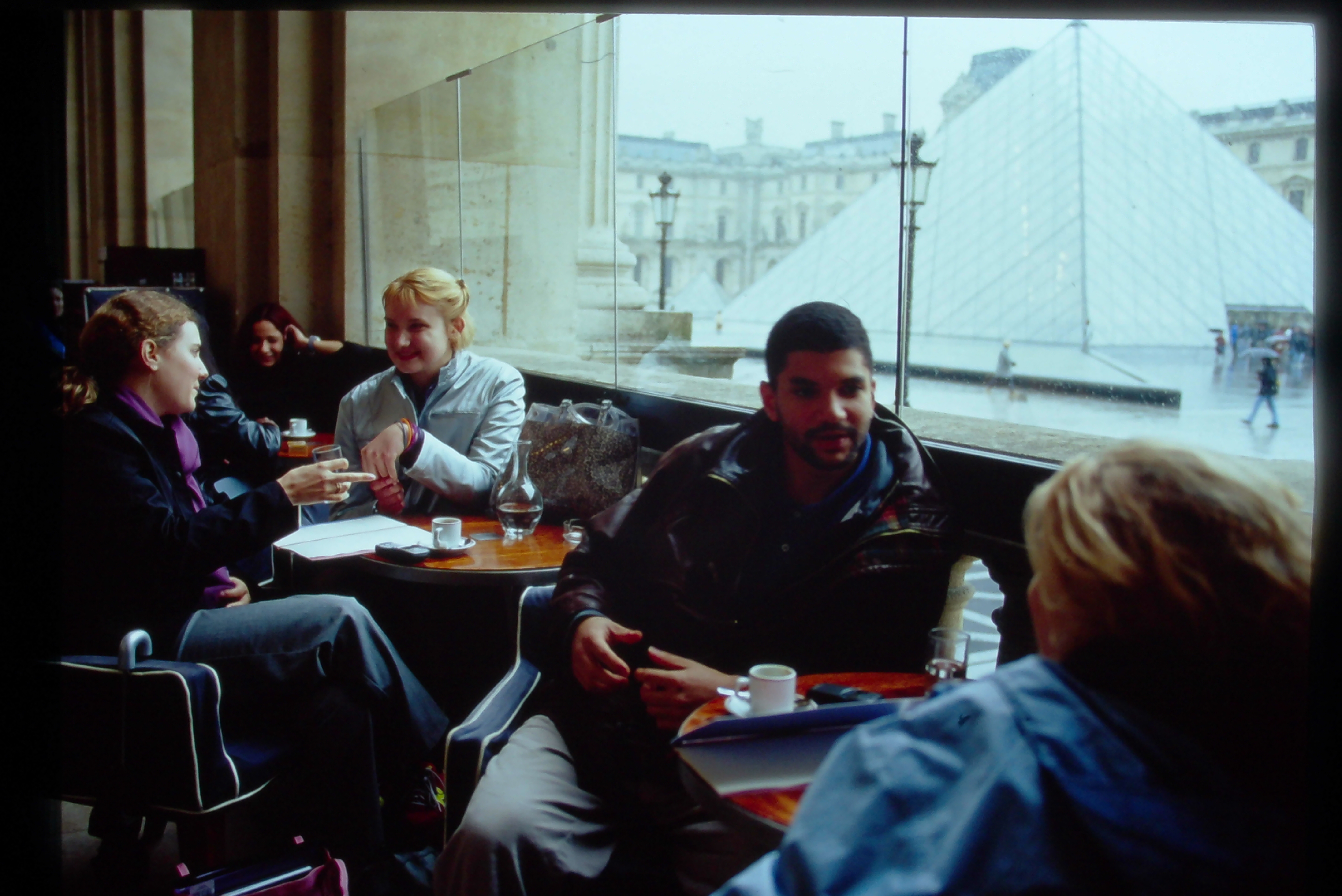Students at Louvre Cafe 1