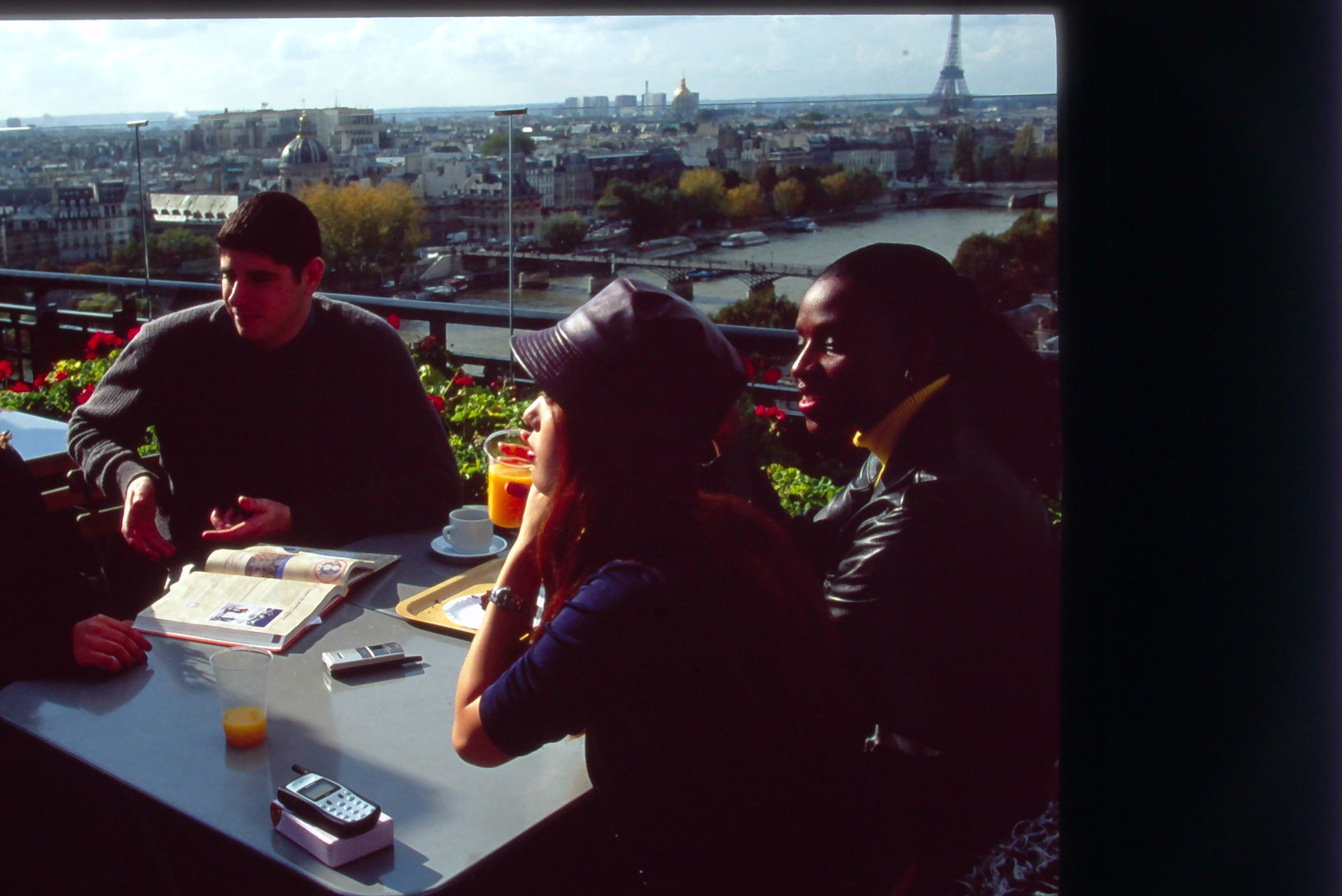 Studying with a view of Paris rooftops 1