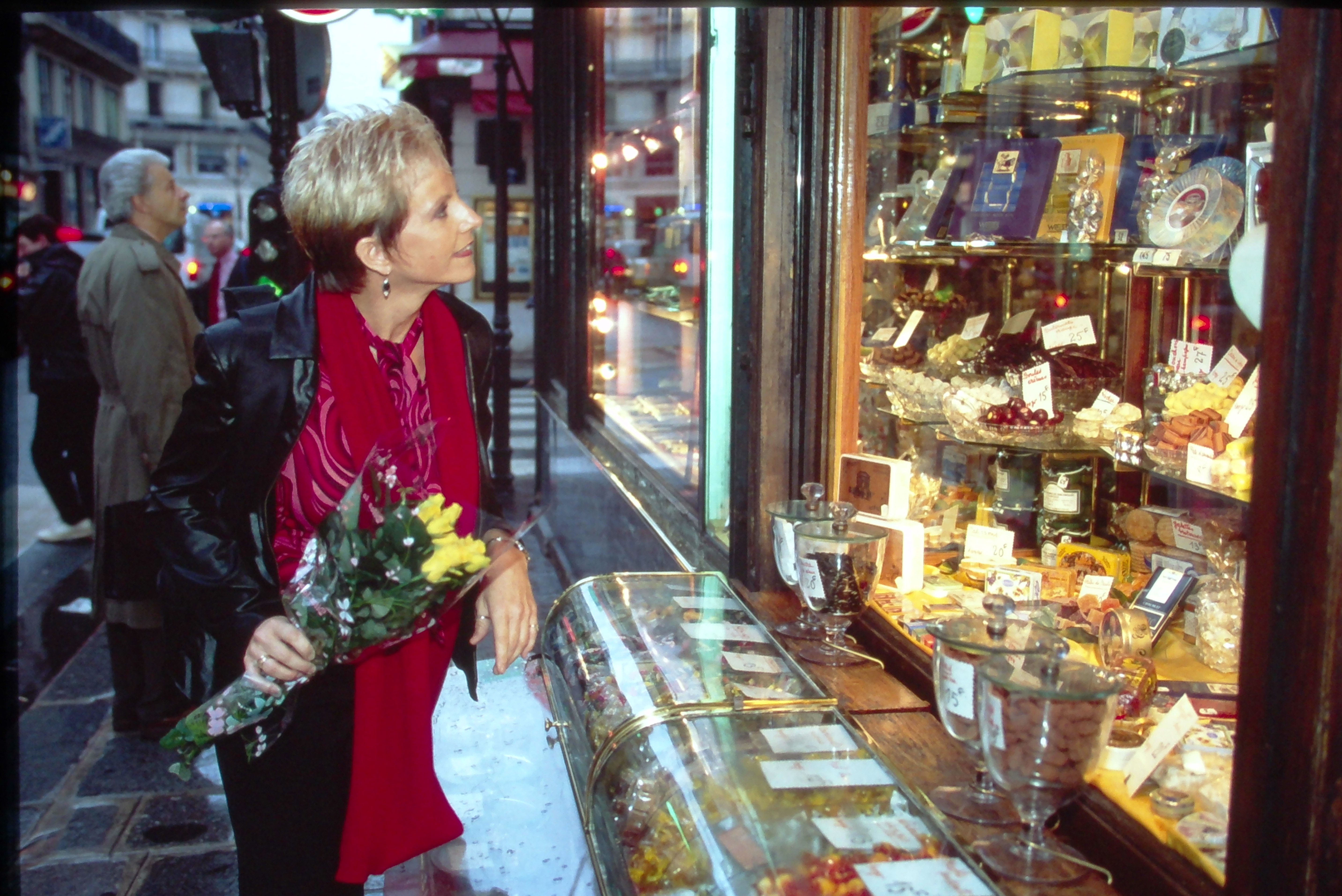Shopping for sweets in Paris