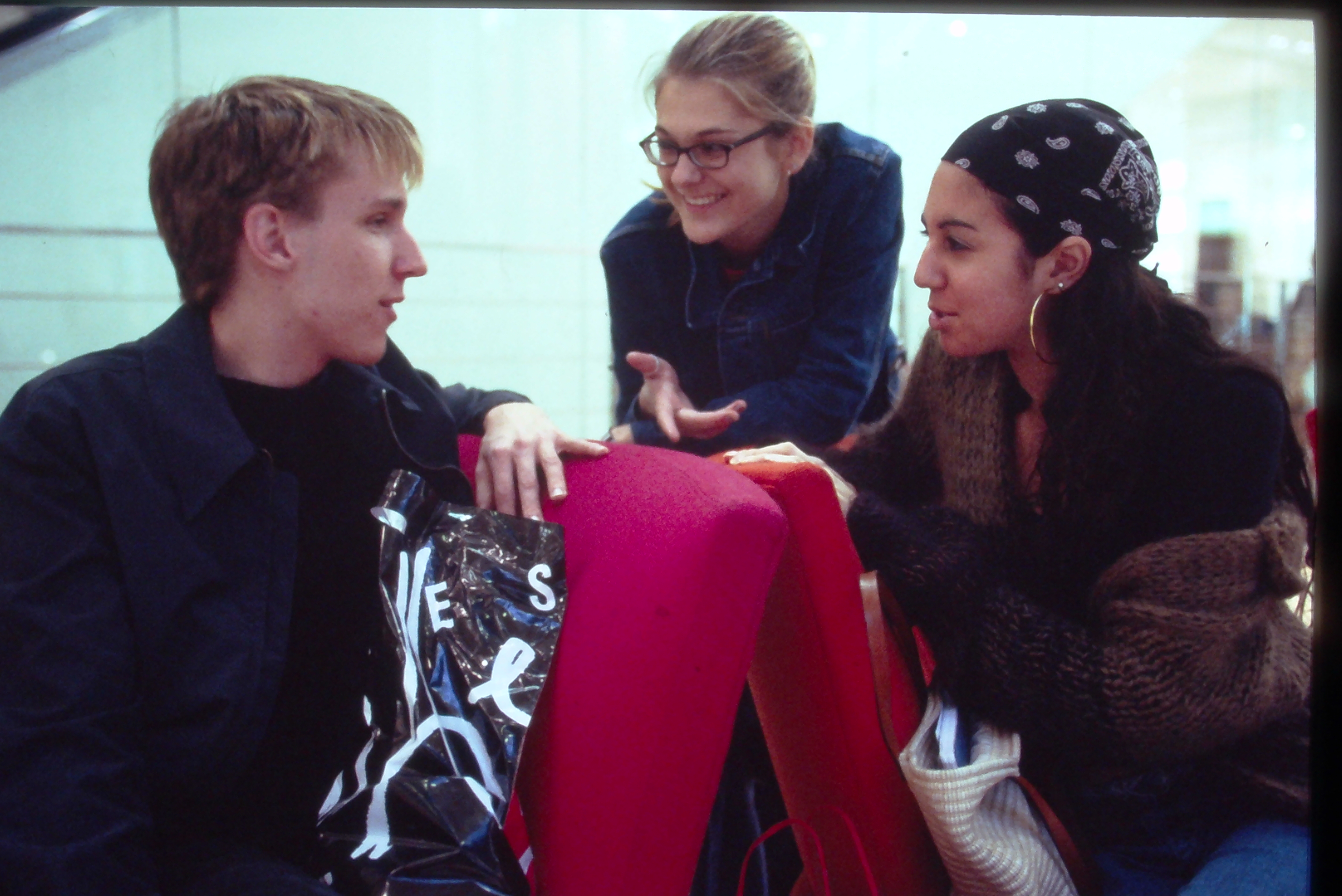 Students in Galleries Lafayette 1
