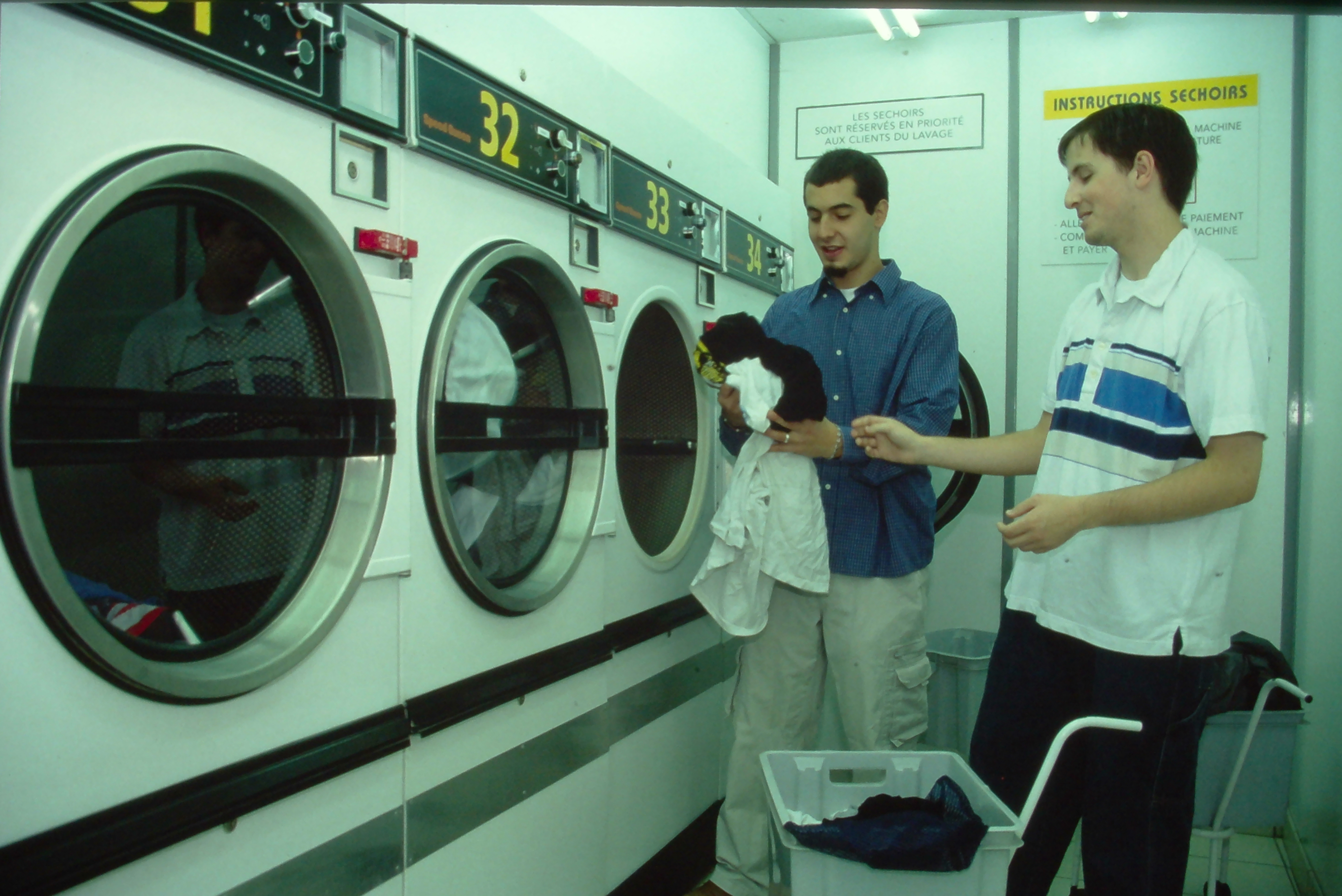 Students Doing Laundry