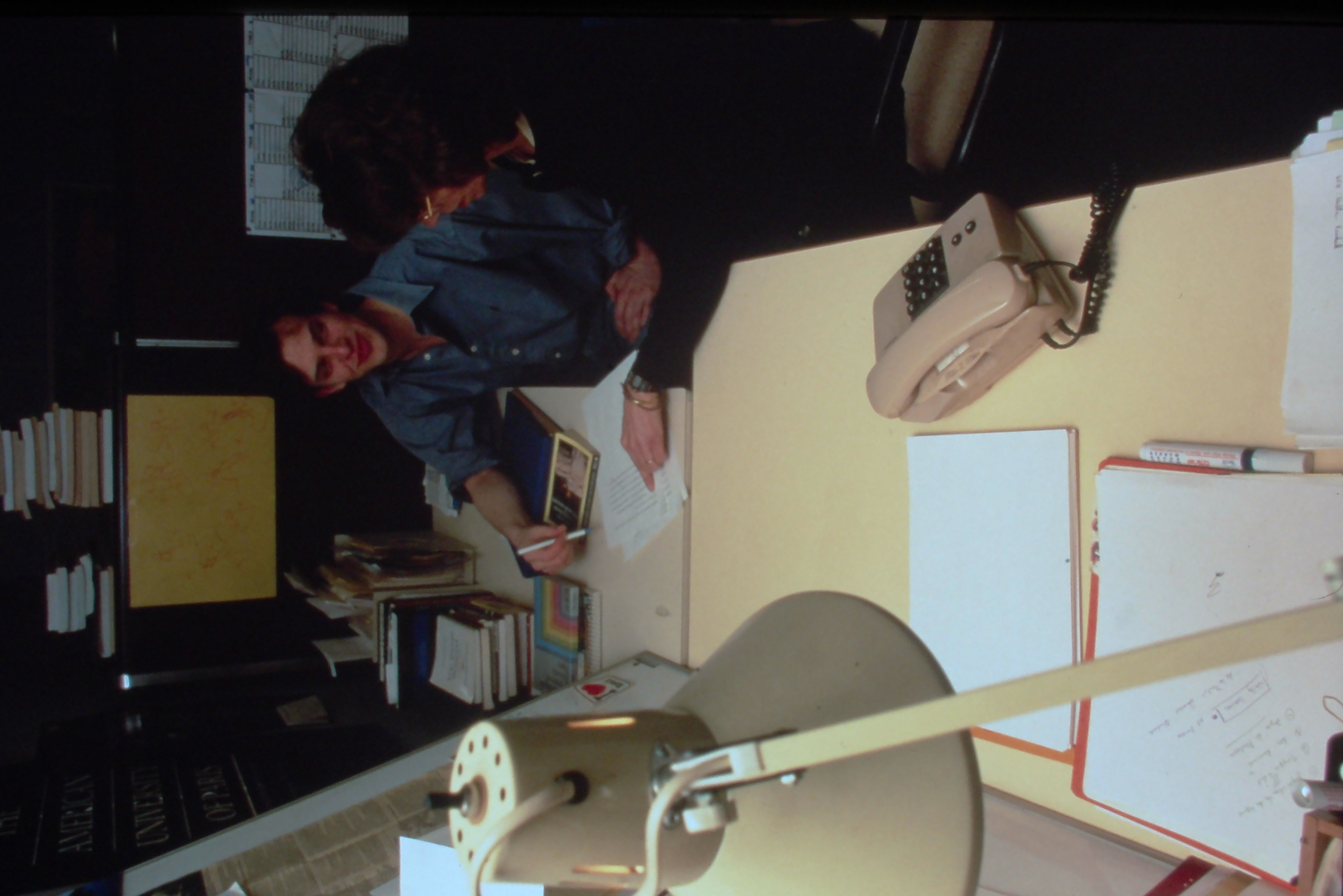 Office hours with student