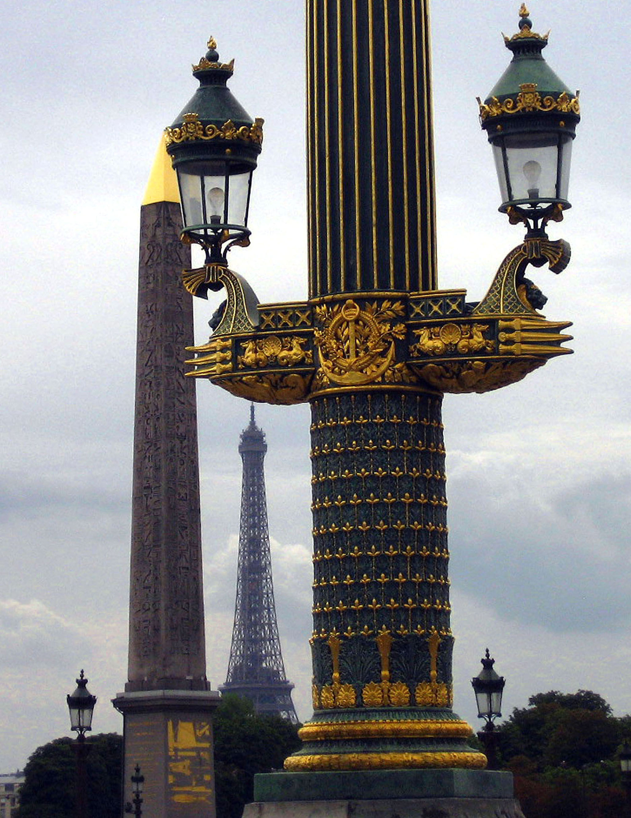 View of monuments at Concorde
