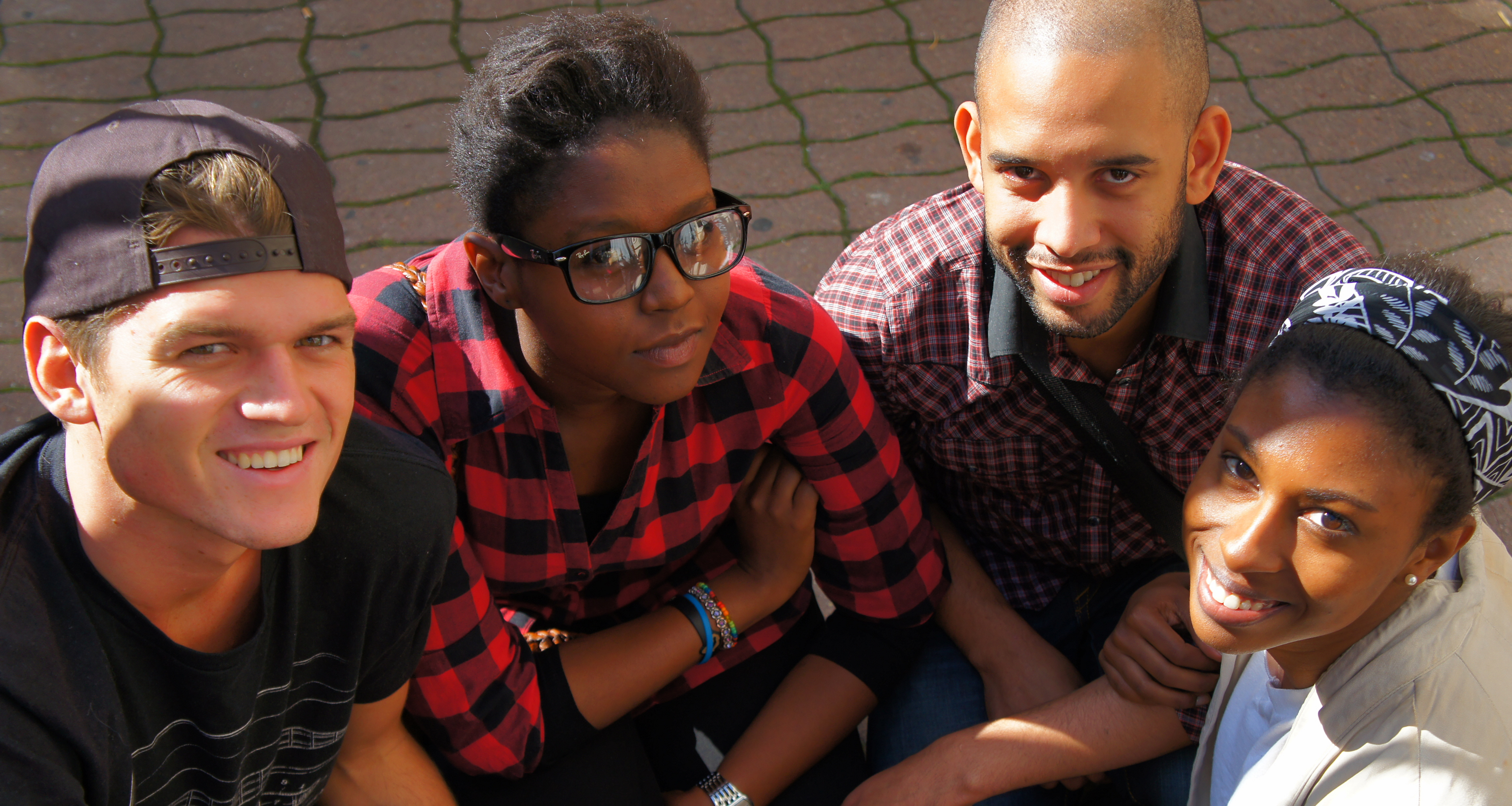 Group shot at the AMEX