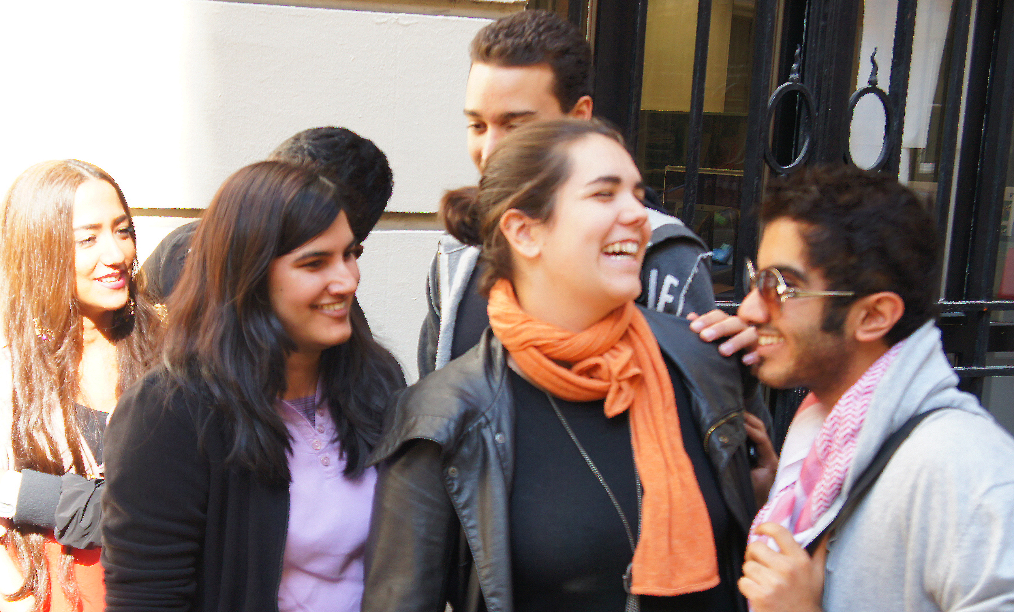 Students at Combes Student Life Center